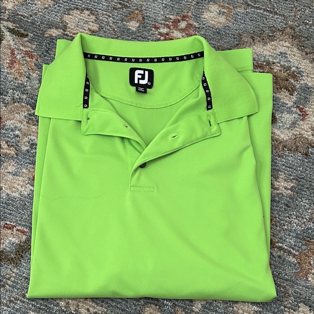 FootJoy Bright Green Polo Shirt